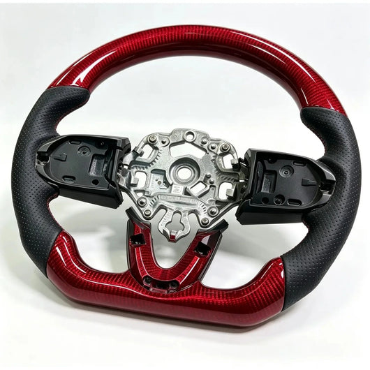 Carbon Fiber Racing Steering Wheel Assembly, Custom Direct Fit Modified Interior Replacement Upgrade Accessories For BMW MINI F56