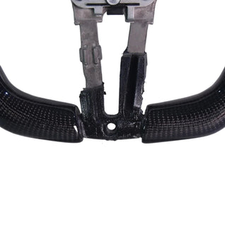 Real Carbon Fiber Racing Steering Wheel with Breathable Perforated Cowhide, Direct Fit Replacement Steering Wheel Suitable for BMW F30 M Sport Series, Car Interior Sport Modified Upgrade Accessories