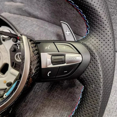 Hydro-Dip Carbon Fiber Steering Wheel Custom Sport Steering Wheel Fit For BMW F10 Car Interior Upgrade Accessories