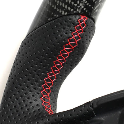 Carbon Fiber Steering Wheel No Vibration Non-heated Fit For Mercedes Benz W205 2015-2018 C43 C63 E53 S63 GLS CLA GLE Sport Racing Car Interior Modification Parts