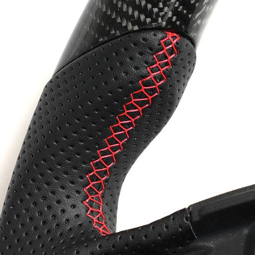 Carbon Fiber Steering Wheel No Vibration Non-heated Fit For Mercedes Benz W205 2015-2018 C43 C63 E53 S63 GLS CLA GLE Sport Racing Car Interior Modification Parts