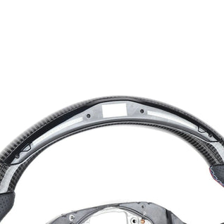 LED Carbon Fiber Racing Steering Wheel For BMW 5-8 Series X1 X3 X4 X5 2008-2023 Custom Modified Direct Replacement Auto Steering Wheel Accessories