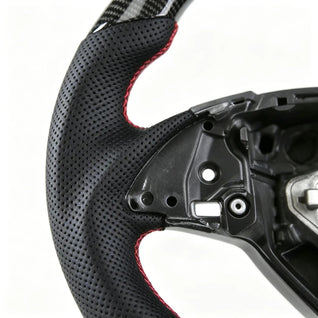Racing Style LED Carbon Fiber Steering Wheel, Custom Modified Interior Replacement Parts For BMW 5-8 Series X1 X3 X4 X5 2008-2023