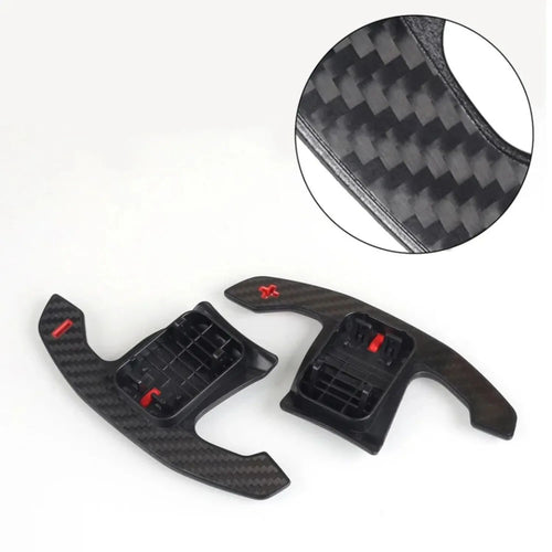 Carbon Fiber Gear Shift Paddle Shifter Fit For BMW F&G Chassis F30 F10 G20 G30 F20 F21 F31 F34 F32 F15 F07 F82 G21 G22 G87 G80 G82 Racing Steering Wheel Upgrade Parts