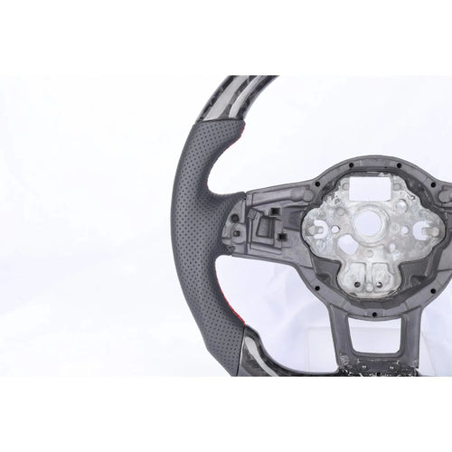 High Performance Forged Carbon Fiber Steering Wheel Upgrade Kit Fit for Volkswagen Golf MK7 MK7.5 GTI GTD GTE R & Polo Durable Auto Mod Parts