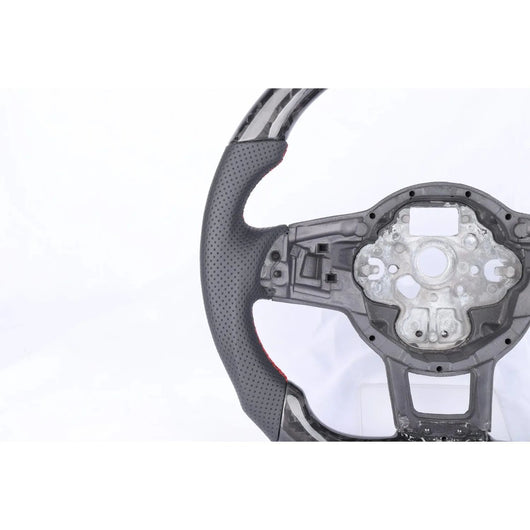 High Performance Forged Carbon Fiber Steering Wheel Upgrade Kit Fit for Volkswagen Golf MK7 MK7.5 GTI GTD GTE R & Polo Durable Auto Mod Parts