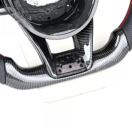 Racing Style Carbon Fiber Modified Steering Wheel, Car Interior Upgrade Replacement Accessories For Mercedes-Benz AMG C43 C63 E63 A45 2015-2018
