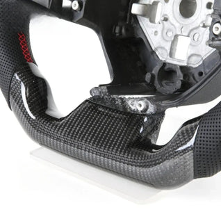 Racing Style LED Carbon Fiber Steering Wheel, Custom Modified Interior Replacement Parts For BMW 5-8 Series X1 X3 X4 X5 2008-2023