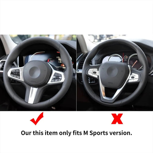 Carbon Fiber Steering Wheel With Heating Function Fit For BMW G38 Perforated Leather Sport Steering Wheel Car Interior Modification Accessories