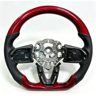 Carbon Fiber Racing Steering Wheel Assembly, Custom Direct Fit Modified Interior Replacement Upgrade Accessories For BMW MINI F56