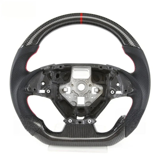 Racing Style LED Carbon Fiber Steering Wheel, Custom Modified Interior Replacement Parts For BMW 5-8 Series X1 X3 X4 X5 2008-2023